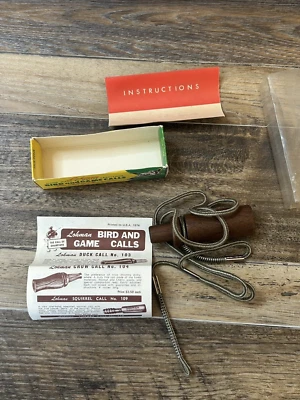 Vintage Lohman Predator Call No. 111 IOB w/ Paperwork & Lanyard - Image 1 of 4