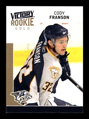 5-01-04 PWE . 2009-10 victory upper deck GOLD #316 cody franson rc rookie - Image 1 of 2