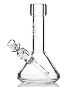 Grav® Mini Beaker BONG 6" INCH CUTE Glass Water Pipe Hookah Free Shipping *USA* - Picture 1 of 1