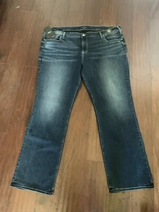 Stivaletto ARGENTO comfort fit vita media slim lavaggio scuro jeans elasticizzato taglia 24 x 33" - Foto 1 di 6