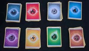 Pokemon Energy Card Lot Of 120 (15 of Each Type) NM+ Cond- Ship In Bubble Mailer - Picture 1 of 1