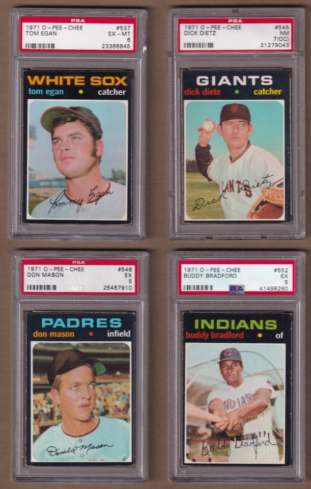 1971 OPC Baseball (524-643) PSA, SGC * You Pick * - Image 1 of 1