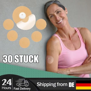 Freestyle Libre 3 Pflaster mit Belüftungsloch | Fixierpflaster (30er Pack) NEU - Bild 1 von 8