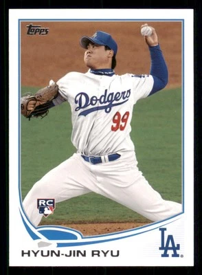 2013 Topps #661A Hyun-Jin Ryu RC - Image 1 of 2