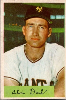 1954 Bowman #41b Alvin Dark Ex++ - Image 1 of 2