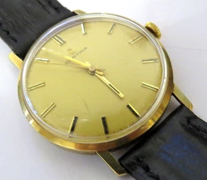 Herren Armbanduhr Certina Handaufzug 34mm 14K 585 Gold Vintage, 60er Jahre, Top - Bild 1 von 9