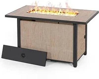 Nuu Garden 43” Propane Fire Pit Table 50000 BTU Outdoor Smokeless - Image 1 of 4
