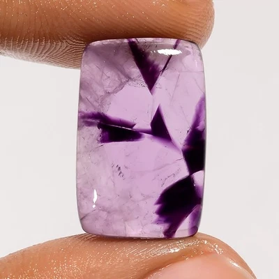 Cabujón de piedras preciosas sueltas de amatista trapiche natural de alta calidad 12 quilates 20X12X4 mm Foto 1 de 2