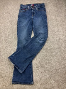 Tommy Hilfiger Tommy Jeans Women's 3 26x31 Boot Cut Med Wash Mid Rise VTG - Picture 1 of 13