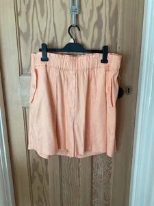 BNWT Next Linen Mix Culotte Shorts Size 20 - Picture 1 of 2