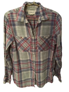 DENIM & SUPPLY RALPH LAUREN Hemd bunt kariert Größe M Leinen Baumwolle - Bild 1 von 8
