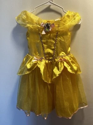 Halloween Disney Princesa Bella Disfraz Vestido La Bella y la Bestia (Talla 4-6x) Foto 1 de 4