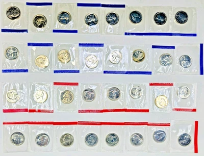 **1984-1999 P/D Jefferson Nickel Run** 32 BU✨️ Monedas/Violonchelo Como Nuevo + ¡REGALO GRATIS! Foto 1 de 4