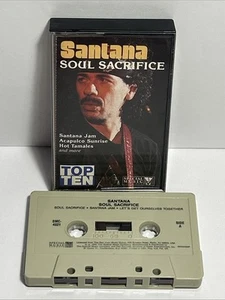 SANTANA : Soul Sacrifice (TOP Ten Records CASSETTE 1990) SMC-4821 GC - Picture 1 of 9