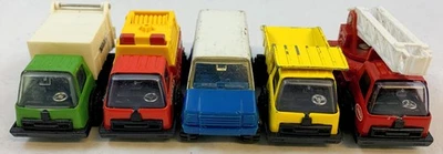 Tonka Mites Konvolut 5 Stück Metall Fahrzeuge Autos LKW Bus Vintage 70er 80er - Bild 1 von 4