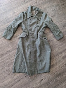 WWII GERMAN M40 1940 INFANTRY EM NCO COMBAT FIELD OVERCOAT GREATCOAT-MEDIUM 40R - Picture 1 of 2