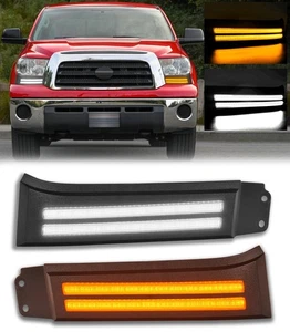 Tapicería de llenado de faros para Toyota Tundra 2007-2013 DRL luces de circulación giro Si... - Imagen 1 de 7