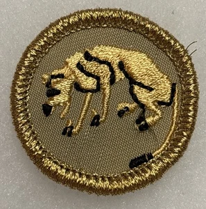 Stalking Merit Badge Pathfinder 2010 Centennial Issue GMY Bdr [MB-654b] - Picture 1 of 2