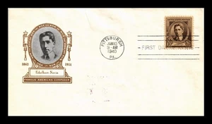 US COVER ETHELBERT NEVIN FAMOUS AMERICANS FDC SCOTT 883 IOOR CACHET - Picture 1 of 2