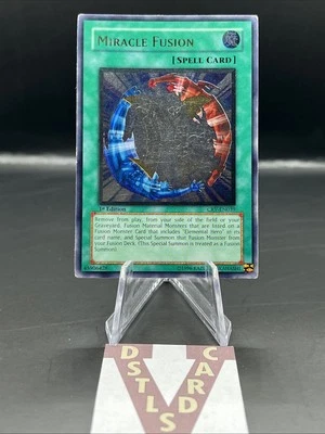 YuGiOh - MIRACLE FUSION CRV-EN039 Ultimate Rare 1st Edition MP - Image 1 of 3