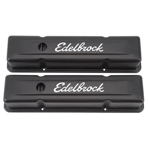 Edelbrock EDL-4643 Signature Series Valve Covers for Chevrolet 262-400 '59-'86 - Picture 1 of 1