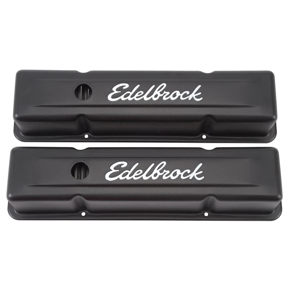 Edelbrock EDL-4643 Signature Series Valve Covers for Chevrolet 262-400 '59-'86 - Image 1 of 1