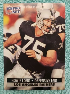 1991 PRO SET HOWIE LONG #191 LOS ANGELES RAIDERS - Picture 1 of 4
