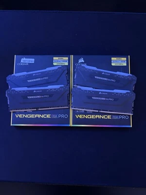 Corsair Vengeance RGB PRO 64GB (4x16GB) DDR4-3200 Arbeitsspeicher - Bild 1 von 3