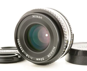 [NearMint] Nikon Nikkor Ai-s Ais 50mm F 1.8 Pancake Prime Lens from Japan - Picture 1 of 7