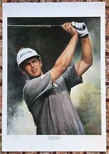 Roy Barley Sandy Lyle At The US Master Augusta 1988 Firmado Edición Limitada Impresión - Imagen 1 de 3