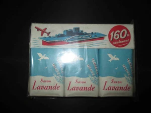 ancien paquet savon lavande Donge Paris emballage origine intacte milieu XX ème - Picture 1 of 4