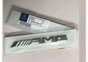 Genuine Mercedes Benz AMG Rear Boot Badge Emblem C E A S Class SLK UK π¬π§ - Picture 1 of 5