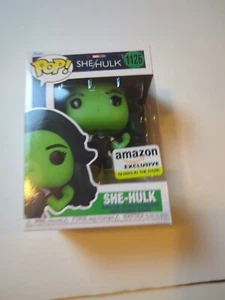 New Funko Pop! Vinyl: Marvel She-Hulk #1126 Universe Glows In Dark Toy Figure - Picture 1 of 7