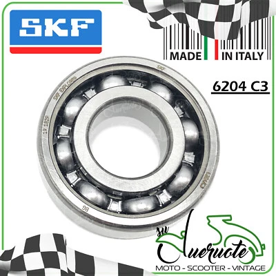 SKF CUSCINETTO RUOTA POSTERIORE MOZZO KIT CUSCINETTI VESPA PX 125 150 200 ARCOBALENO