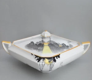 Shelley "Sunrise & Tall Trees" 11678 Queen Anne large size lidded tureen. C.1929 - Picture 1 of 19