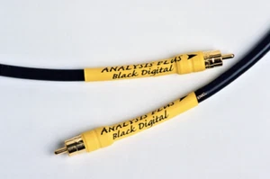 Analysis Plus Black Digital RCA to RCA Digital Coaxial Cable 0.5 meter - Picture 1 of 1