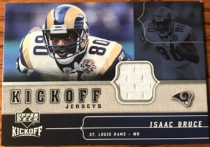2005 Upper Deck Kickoff Game Jerseys Isaac Bruce KJ-IB St.Louis Rams - Picture 1 of 2