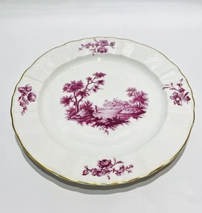 VINCENNES Pink Dinner Plate BERNADAUD Limoge France. 9 1/2” - Picture 1 of 5