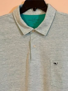 Camisa polo usada excelente vineyard para hombre talla 2XL color verde claro ballena - Imagen 1 de 4