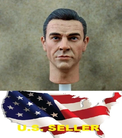 1/6 Sean Connery James Bond head sculpt for 0007 hot toys COOMODEL ❶US Seller❶ Cover