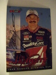 1998 Dale Jarrett Wheels Autograph - Picture 1 of 1