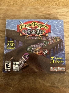 Pirate Poppers Video Game Pc Cd- ROM E-Everyone (Factory Sealed) - Picture 1 of 8