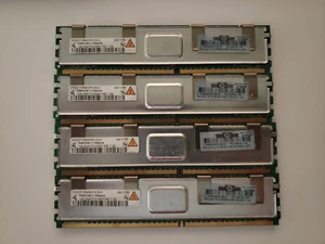 HYS72T128420HFN-3S-A 1GB Server RAM Memory LOT OF 4 DDR2 SDRAM 4GB Total - Picture 1 of 1