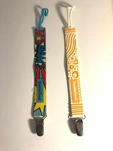 Set of 2 BooginHead Pacifier Clips - Picture 1 of 3