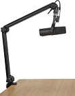 Gator Frameworks Deluxe Desk-Mounted Broadcast Microphone Boom Stand For Podc...