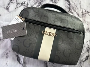Travel Makeup Pouch Cosmetic Bag Guess Women Ladies Black B8890260 - Picture 1 of 9