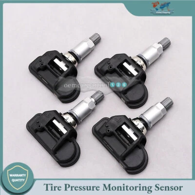 Juego (4) Sensor de presión de neumáticos TPMS para Maserati Ghibli Quattroporte 2014-18 433 MHz Foto 1 de 4