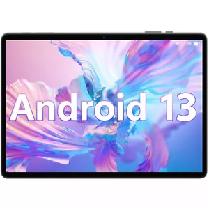 10.1" WIFI Tablet Android 13 HD 128GB Tablet Pad Quad-Core Netflix Dual Cameras - Picture 1 of 12