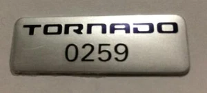 Genuine Ford BA BF Build Number Badge FPV F6 Tornado 0259 - Picture 1 of 1