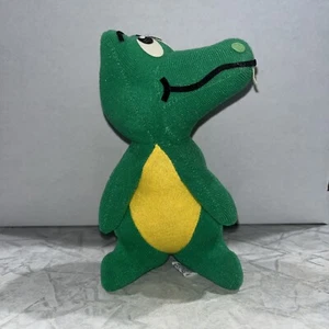 Vintage Dakin Dream Pets Alligator grün gelb Bauch ca. 7 Zoll - Bild 1 von 9